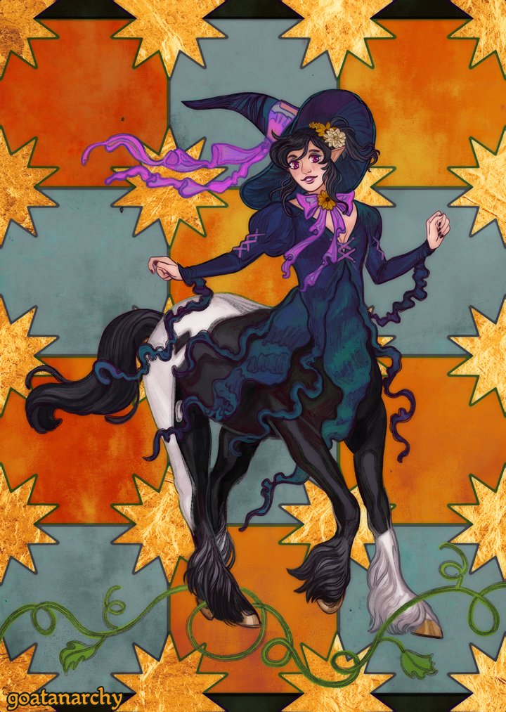 goatanarchy69's tweet photo. ~a witchy commission to get in the spooky fall mood~ https://t.co/CX2Ukmd6sZ