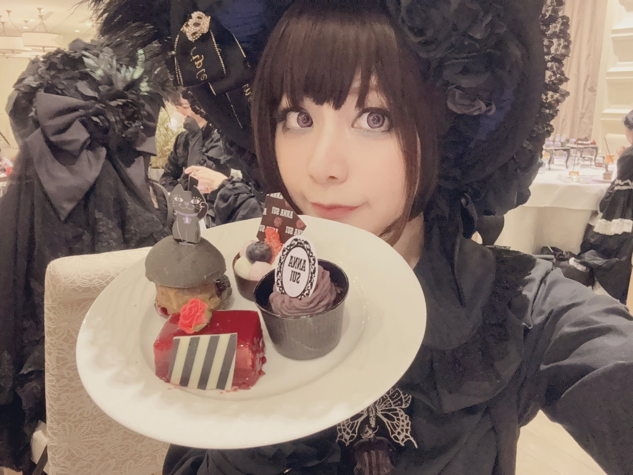 レイラ☆プロフ必読☆様♡ありがとうございます♡ プチお披露目】45万人記念でマシュマロ＆お披露目【儒烏風亭