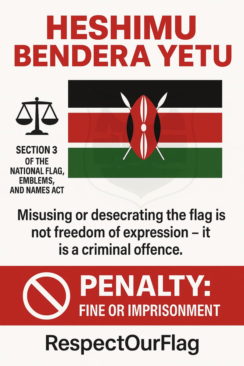 Lee_Allans's tweet photo. A torn, faded, or damaged flag should be respectfully retired and replaced.
#RespectOurFlag
Heshimu Bendera Yetu https://t.co/OXnEzANyIF