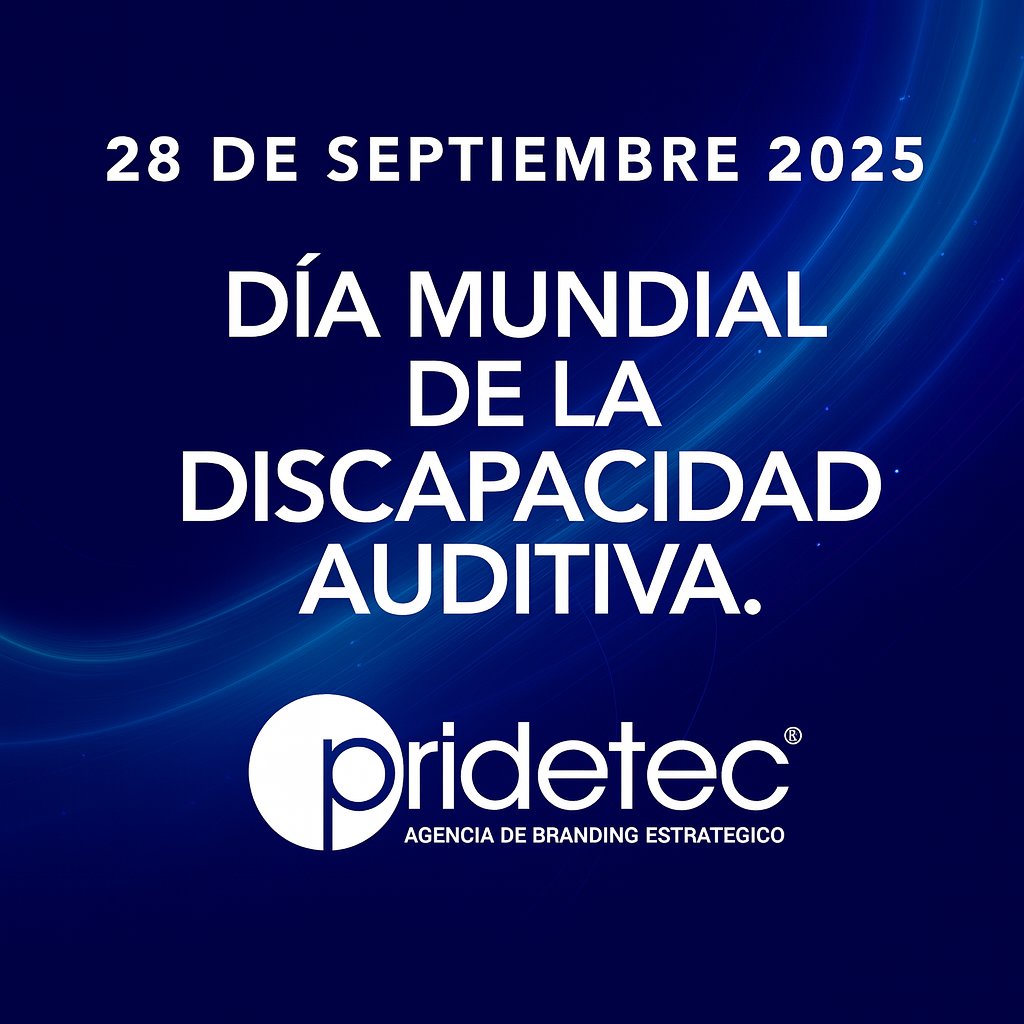 🌍 Desde Pridetec Branding Estratégico: Conmemoramos hoy, 28/09/2025;

"El Día Internacional de la Discapacidad Auditiva" y Reafirmamos sus Derechos de Inclusión y Accesibilidad.

¡Construyamos todos juntos una Sociedad dónde cada Voz y cada Silencio tengan Valor como Derecho! 🤝