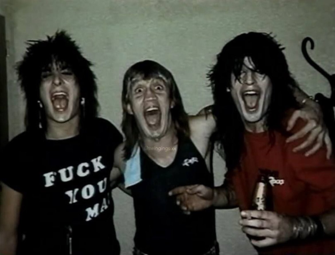 ⋆⭒˚.⋆ Nikki Sixx, Nicko McBrain and Tommy Lee
