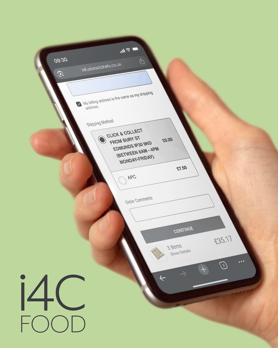 I4Cfood's tweet image. 📍Local to Bury St Edmunds? Don’t forget our Click &amp;amp; Collect service is completely free!

No minimum spend. No queues. No delivery hassle.

Shop now at infusions4chefs.co.uk 

#clickandcollect #groceries #foodshop #suffolk #burystedmunds #cooking #cheflife