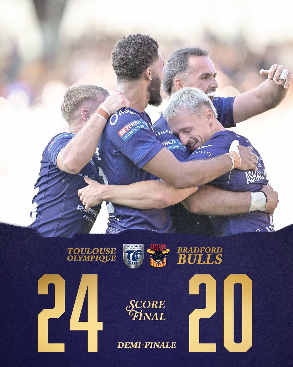 𝐌𝐀𝐈𝐒 𝐂’𝐄𝐒𝐓 𝐈𝐍𝐂𝐑𝐎𝐘𝐀𝐁𝐋𝐄 🤯

Nos Olympiens ont réalisé une deuxième mi-temps TITANESQUE et iront jouer leur finale à York le 5 Octobre !

MAGNIFIQUE 😍

Merci pour votre soutien aujourd’hui qui fut MONSTRUEUX 👏

#TOgether