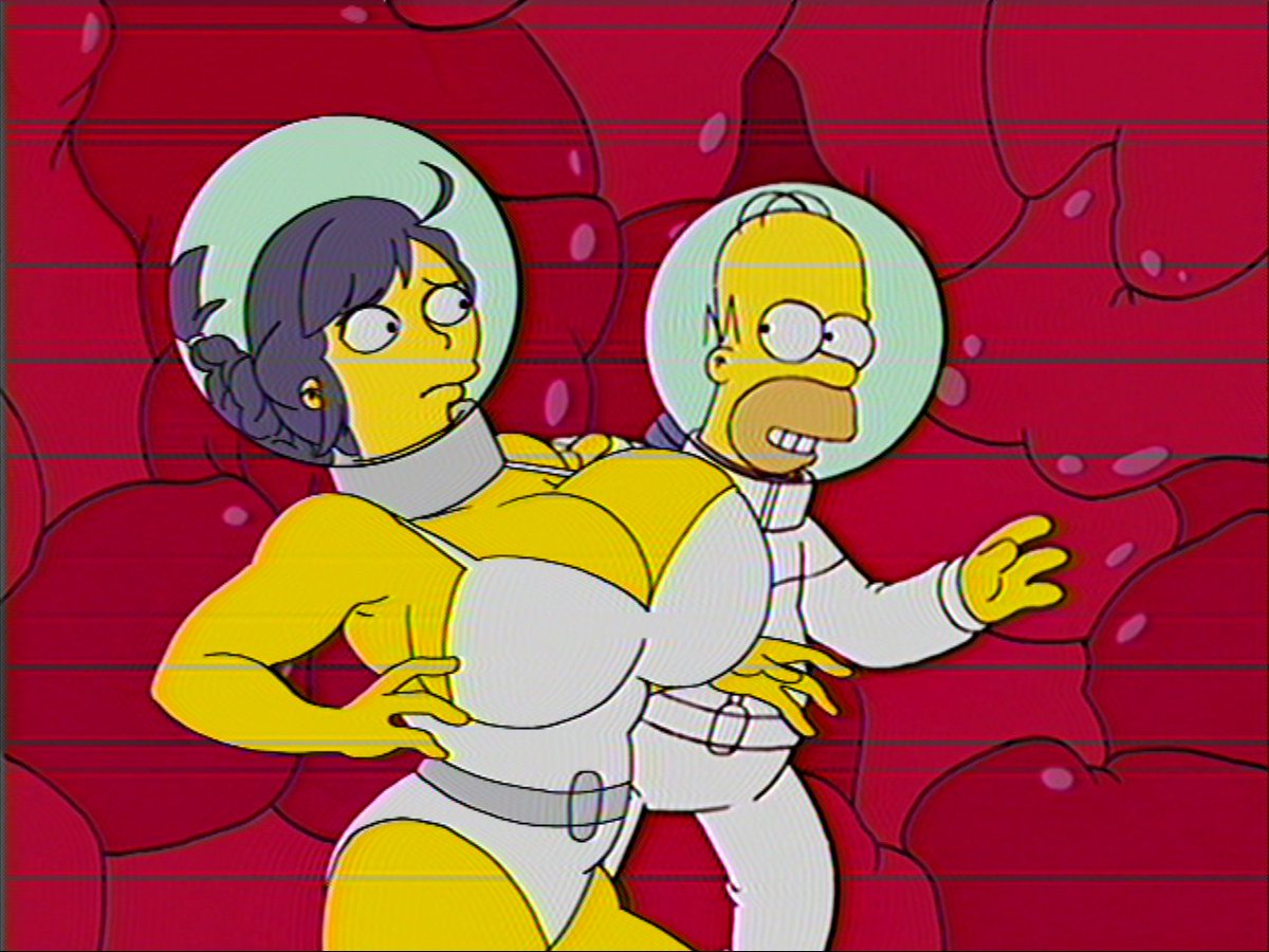 I miss when the simpsons' cousin was featured in the treehouse of horror episodes.
