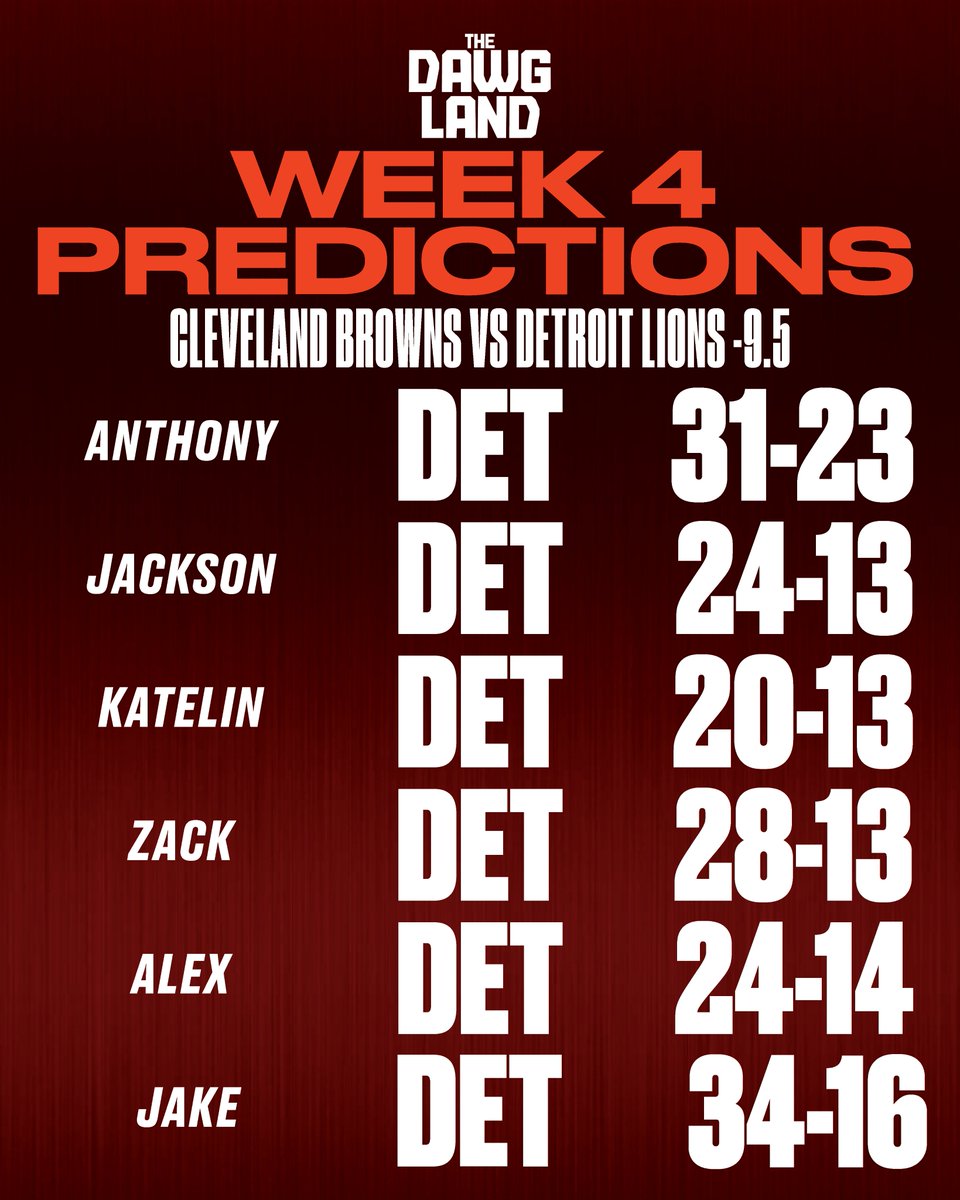 Maybe we will all be wrong again?

#Browns || #DawgPound