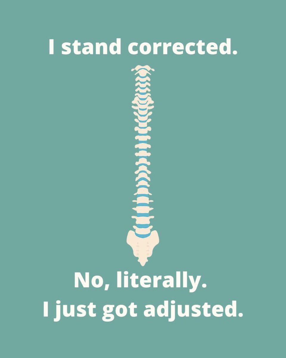 chiro_fx's tweet image. Sometimes the best correction is a chiropractic one. 😉 

#GetAdjusted #chiroFX #chiropracticcare #austinwellness