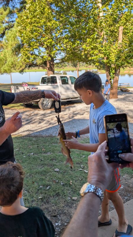VCS_WRESTLING's tweet image. We had a great SATURDAY FISHING tournament at #CampVictory 

The winners:
Kenan &amp;amp; Johnny - 1st
Elias &amp;amp; Fletcher - 2nd
Donovan &amp;amp; Michael - 3rd

Was a fantastic day 
Raising funds for the program,
With FISH, food, fun &amp;amp; fellowship. 🤼‍♂️

#CNQR