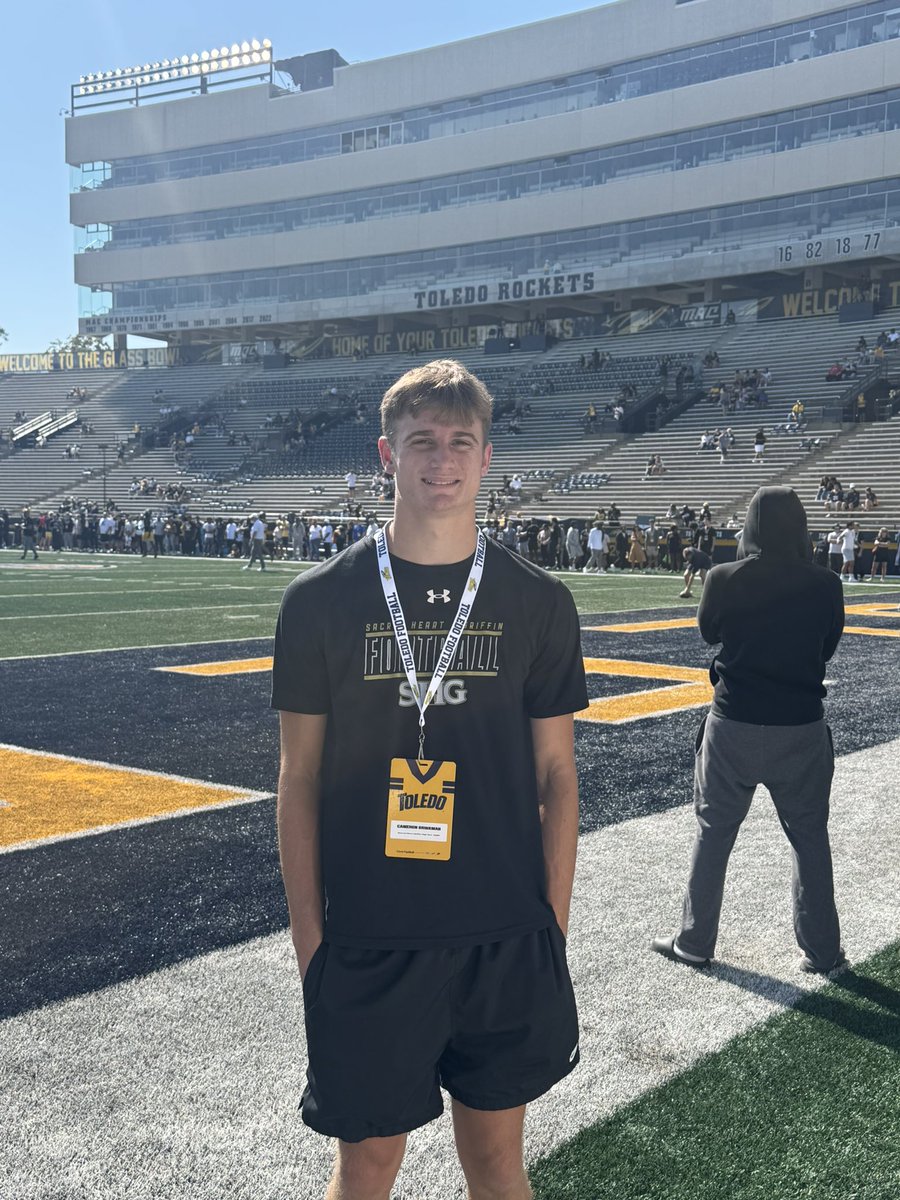 I had a great time and experience at <a href="/ToledoFB/">Toledo Football</a> this weekend. The atmosphere was great! @ToledoQBs <a href="/CoachCandle/">Jason Candle</a> <a href="/coachhallett/">Mike Hallett</a> <a href="/aj_harrisonjr/">AJ Harrison</a> <a href="/nexgenscouting/">Keith Smilie</a> <a href="/Rob_Garcia__/">Coach Garcia</a> <a href="/4VertAcademy/">4 Vert Academy</a> <a href="/shgcyclonefb/">SHG Football</a> <a href="/jdashg/">John Allison</a> <a href="/CoachAndersonOL/">Chad Anderson</a> <a href="/EDGYTIM/">Timothy “EDGYTIM” OHalloran</a>