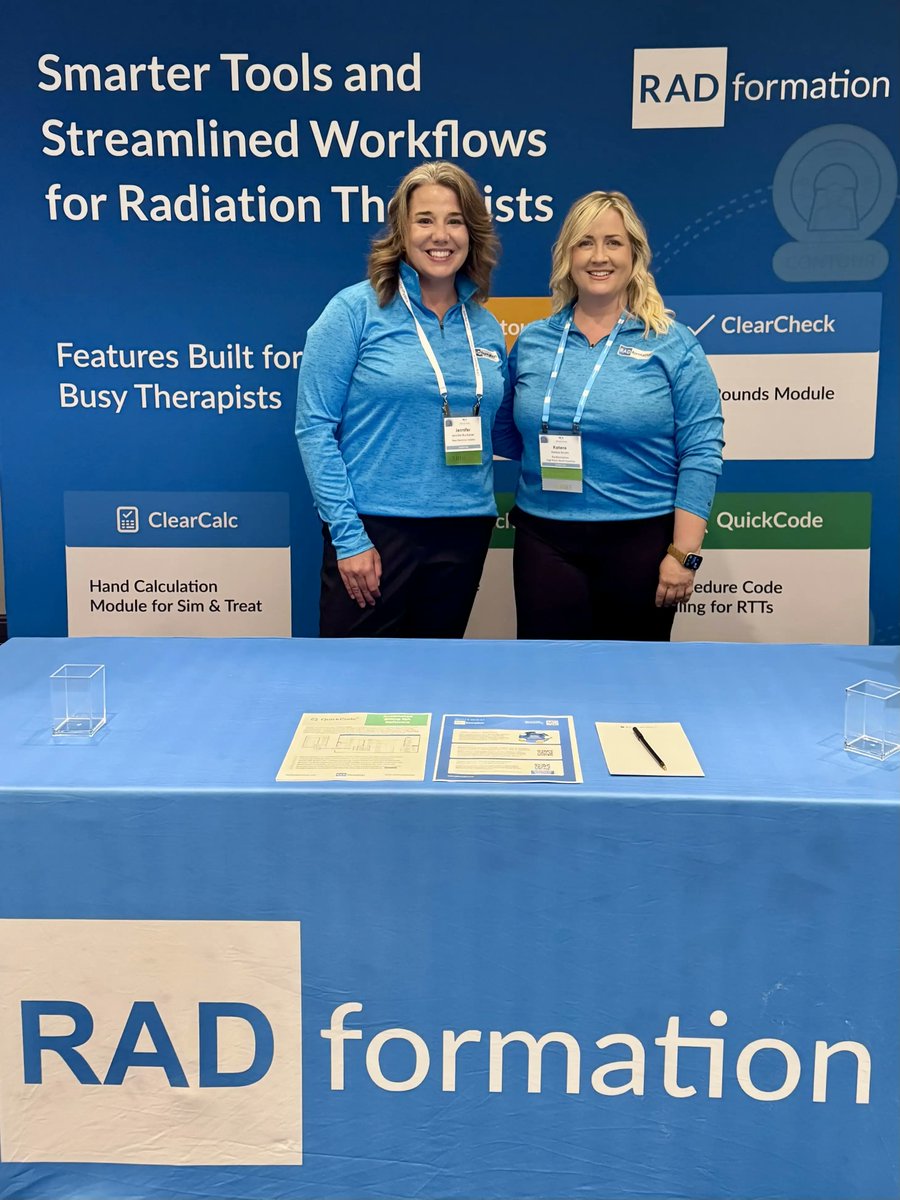 Radformation's tweet image. Thrilled to be at SROA! We’re so grateful for the chance to connect, share ideas, and show how QuickCode supports teams with smarter, faster charge accuracy. If you haven’t stopped by yet, come see us at Booth 29! #SROA2025 #QuickCode #radonc #admin