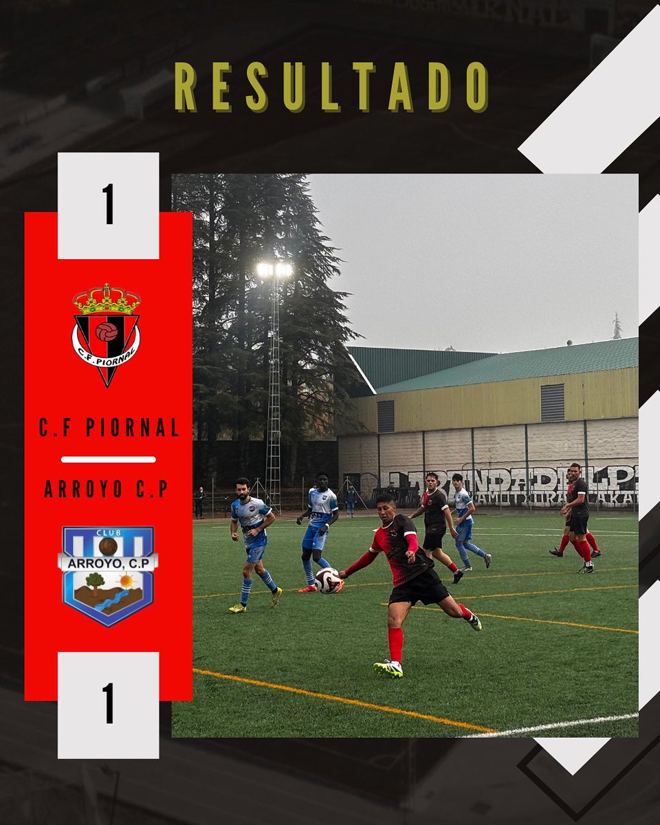 C.F PIORNAL (@piornalcf) on Twitter photo 🔥 FINAL EN PIORNAL 🔥
CF Piornal 1 – 1 Arroyo CP
⚽ Adrián fue el héroe que firmó nuestro gol, dejando claro que este equipo nunca se rinde.
💪 Luchamos cada balón, peleamos cada jugada y mostramos que el espíritu de Piornal está más vivo que nunca. 🔥 FINAL EN PIORNAL 🔥
CF Piornal 1 – 1 Arroyo CP
⚽ Adrián fue el héroe que firmó nuestro gol, dejando claro que este equipo nunca se rinde.
💪 Luchamos cada balón, peleamos cada jugada y mostramos que el espíritu de Piornal está más vivo que nunca.