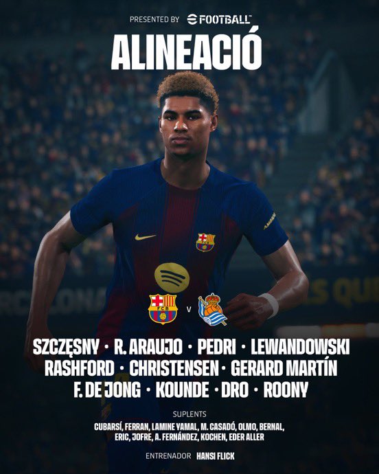 genmatchreport's tweet image. LIVE STREAM #BarcaRealSociedad
Barcelona vs Real Sociedad

Follow Main Account @TodayMatchHD