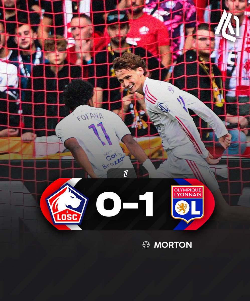 🚨🚨🚨 DANS UN MATCH SOUS HAUTE TENSION, LYON FAIT TOMBER LE LOSC !  🔥🔥❤️💙

L’OL EST PREMIER DU CHAMPIONNAT AUX COTES DU PSG. 🥵

LILLE ENCHAINE UNE DEUXIÈME DÉFAITE APRÈS CELLE FACE À LENS. 🥶