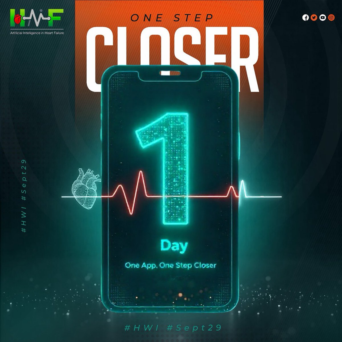 HaifTech's tweet image. Tomorrow, HAIF launches the Heart Wellness Insight App - one step closer to everyday heart wellness.

#HWI #Sept29 #HAIF #WorldHeartDay #HeartFailureAwareness #BreakTheSilence  #TogetherWeLaunch #InnovationForHearts #NewBeginnings