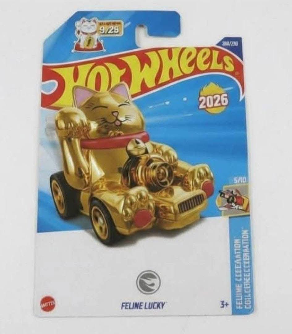 Hot Wheels 招き猫　FELINE LUCKY 2025年 5個セット Hot Wheels 招き猫 FELINE LUCKY 2025年 5個セット