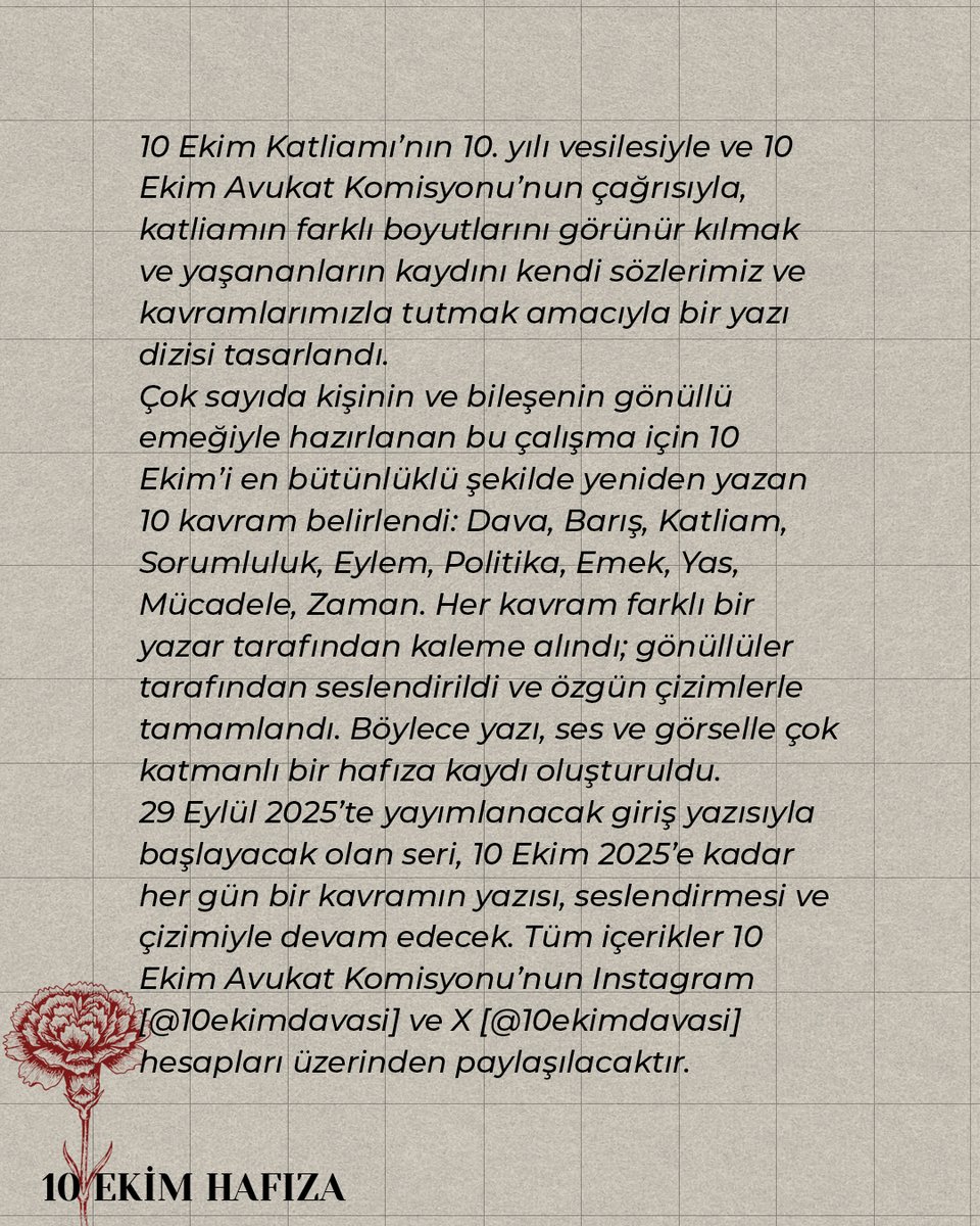10 Ekim Ankara Katliamı Davası tweet media