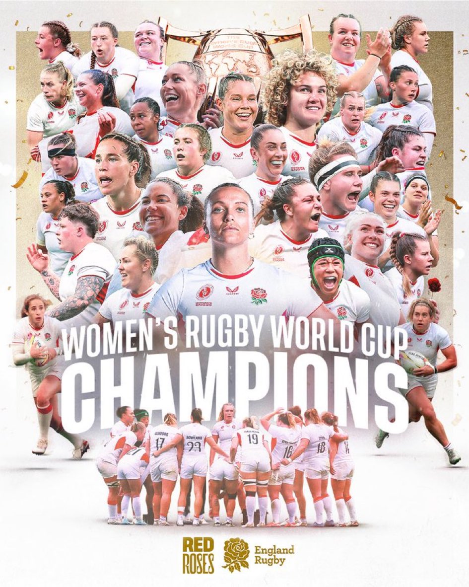 Congrats to the Red Roses, what an amazing feat! We are proud to have a former pupil Alex Matthews amongst the ranks! 🌹🏉🏆
