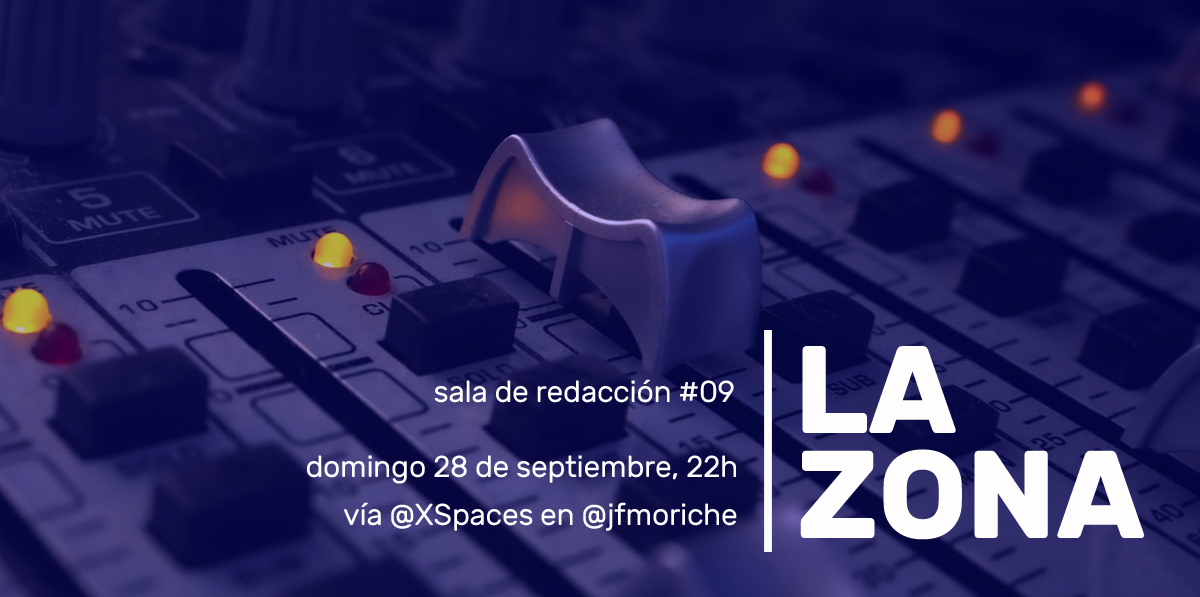 Esta noche, emisión de nuestra primera sala de redacción de esta tercera temporada de La Zona 📻. Nos acompañan <a href="/just_in_bcn/">JLG</a>, <a href="/Jorge_Tamames/">Jorge Tamames</a>, <a href="/propositodeenmi/">Marta DG 🔻</a> y más.

A las 22h, aquí ➡️ x.com/i/spaces/1DXGy…