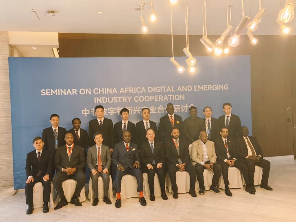 kmugo2's tweet image. L&apos;ADN a participé au séminaire Sino-Africain en vue d&apos;accélérer l&apos;adoption de l&apos;IA en RDC. Nous sommes  en marche pour le développement de la stratégie nationale d&apos;intelligence artificielle comme annoncée par le Président de la République.