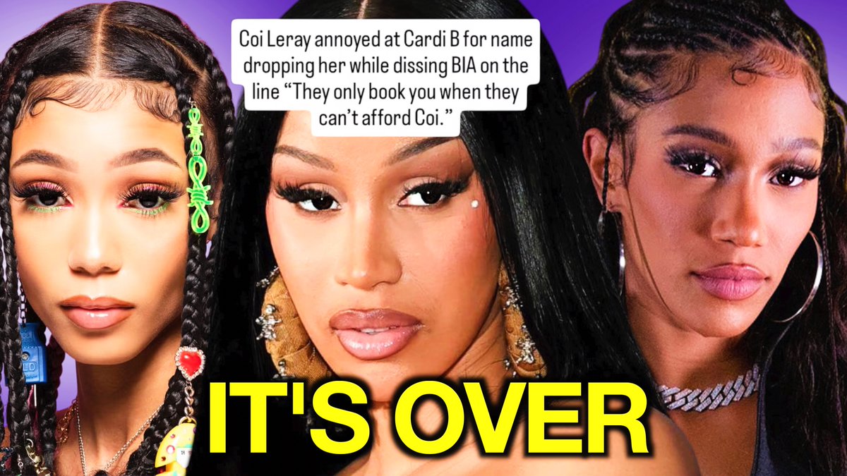spillplug's tweet photo. NEW VIDEO:
COI LERAY SHUTS DOWN CARDI B DRAMA OVER BIA DISS
https://t.co/12bYl0Tsoc https://t.co/kkfgDLnWhH
