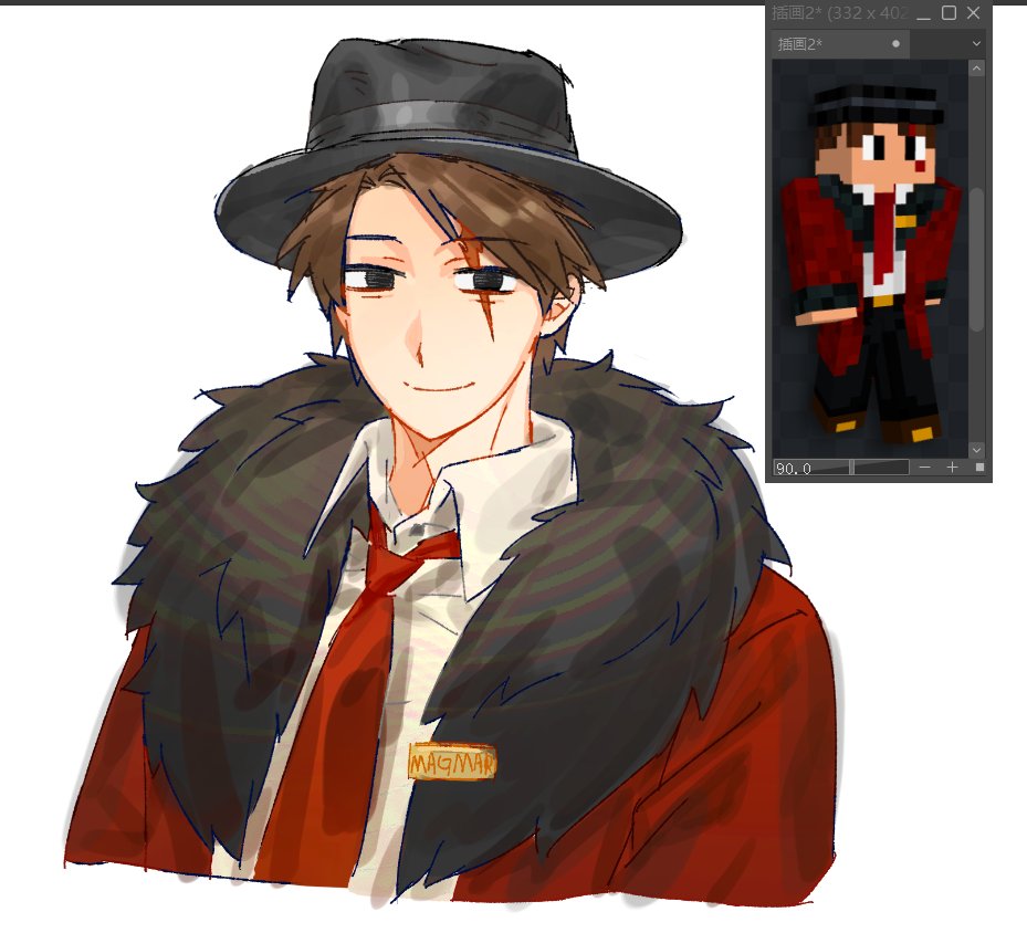 大概就是CaptainMagmar的漂亮新衣服，我很喜欢这次的背带裤！期待正剧中#statesmp