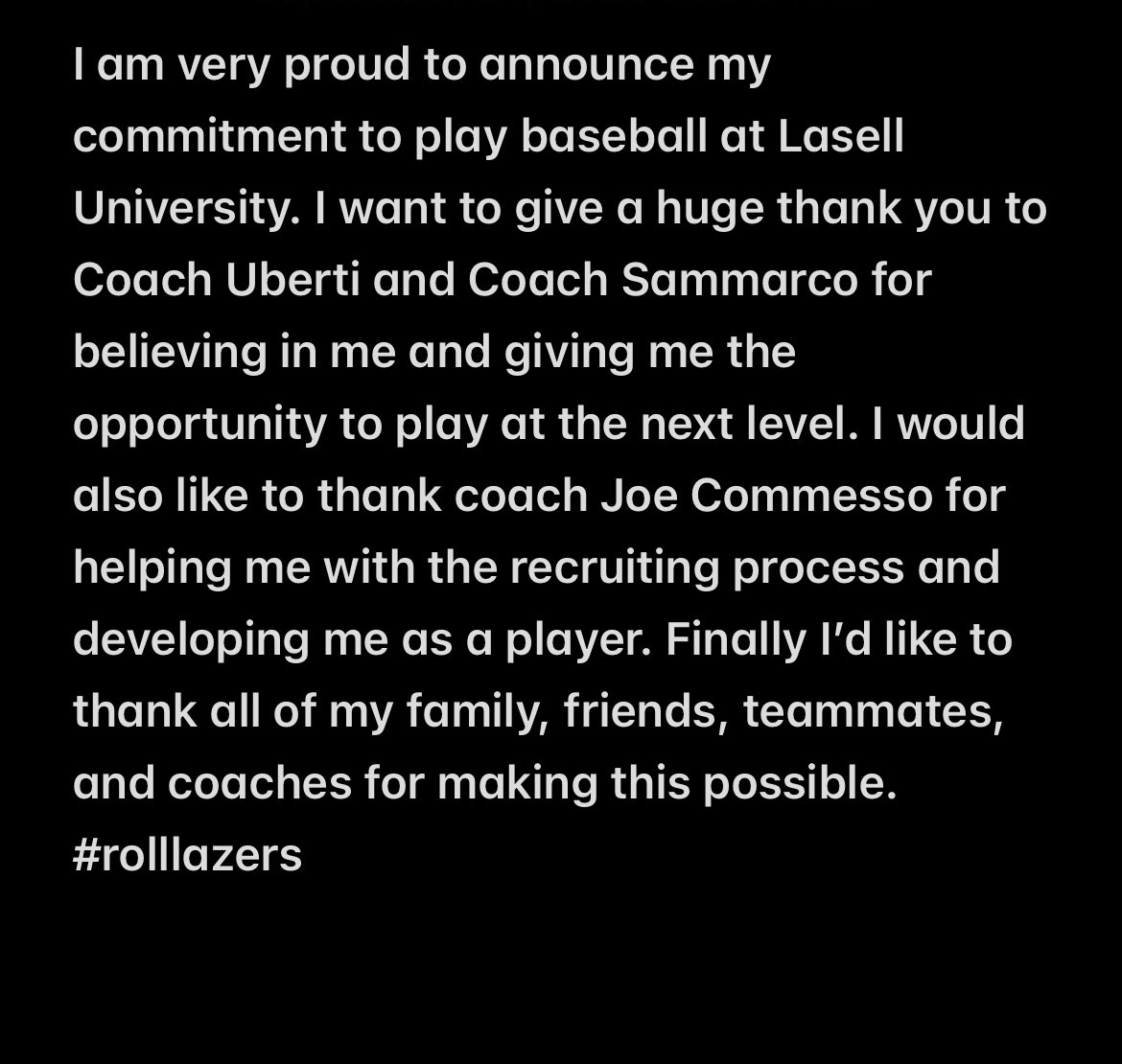 kevinsweet146's tweet image. #rolllazers @NElionsbaseball @LasellBSB @CohoBaseball