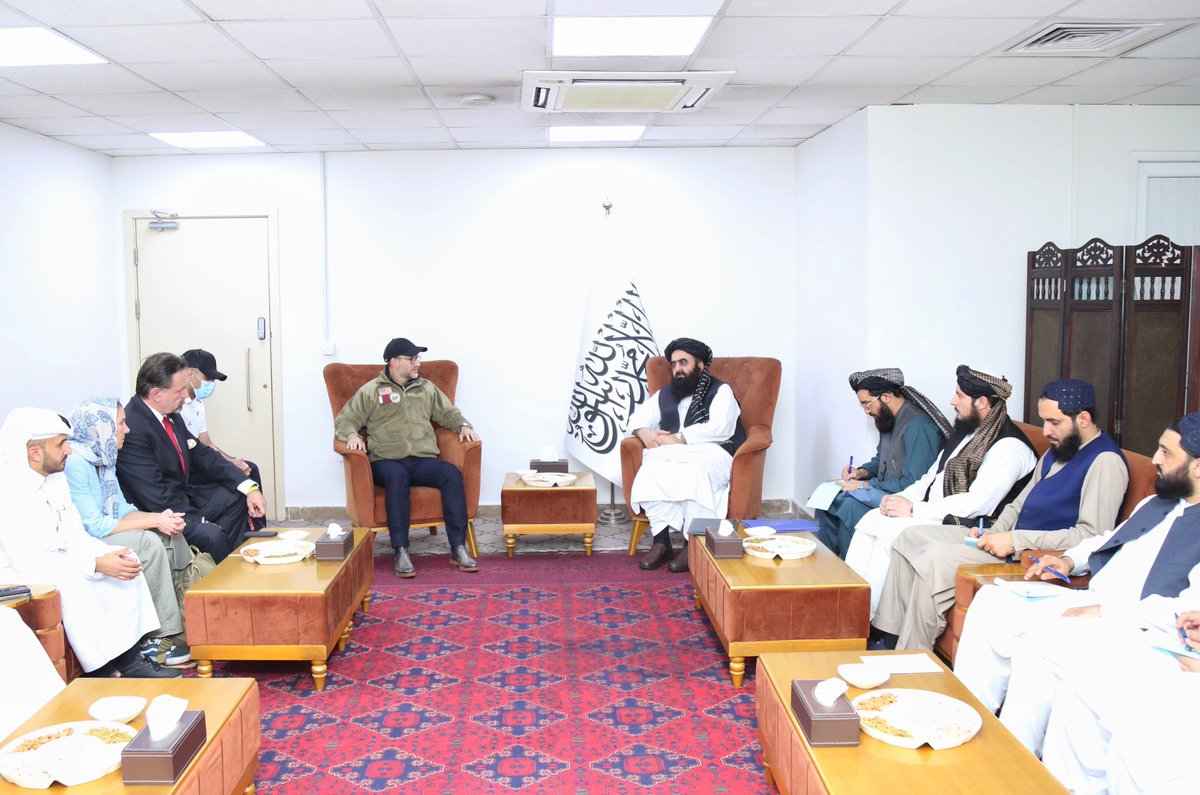 With Sebastian Gorka <a href="/SebGorka/">Sebastian Gorka DrG</a> in the delegation, it’s should be clear that Afghanistan believes in mutual respect, diplomacy &amp; dialogue. It stands as one of the most secure &amp; peaceful countries in the region, open to engagement. 
<a href="/SecRubio/">Secretary Marco Rubio</a> 
<a href="/POTUS/">President Donald J. Trump</a> 
<a href="/realZalmayMK/">Zalmay Khalilzad</a>