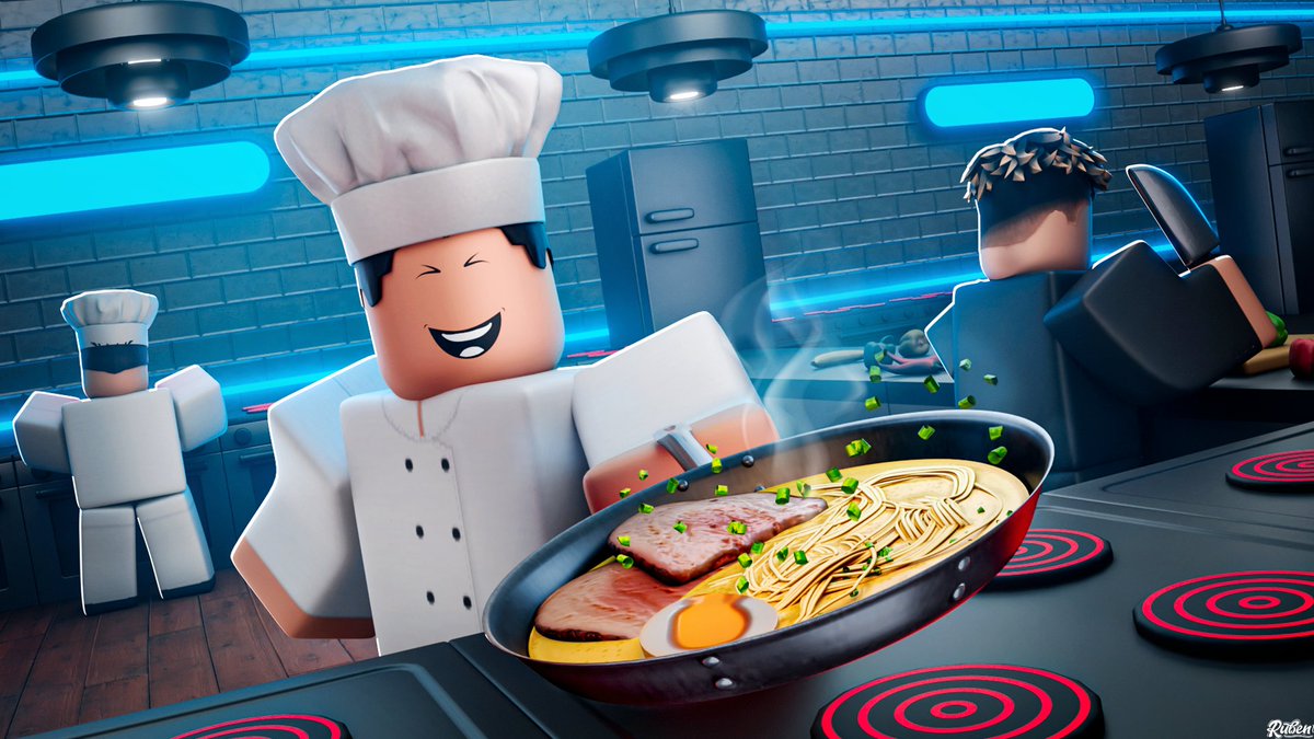 DevRubenio's tweet image. Commissioned thumbnail for Cafe Tycoon 🧑‍🍳🍴
#ROBLOX #RobloxDev #robloxGFX
