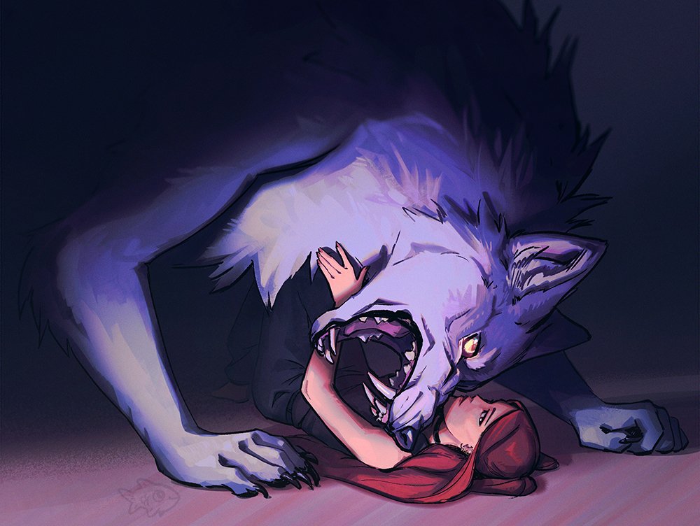 cyprinidaen's tweet image. shes a bit overprotective 

 - 
werewolf rumi au inspired by @Kinschi_draws work! 🐺🐺🐺
#kpopdemonhunters