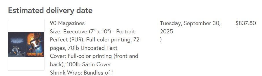 Hi all! Thank you so much for your patience as we work through tariff obstacles and shipping! ❤️ It's been a long time coming, but this zine is soon to be in your hands.

Please ensure that if you supported the zine, you've filled out the backer survey on our Kickstarter!
