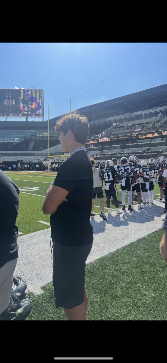 Had a great time <a href="/VandyFootball/">#9 Vanderbilt Football</a> this weekend. Had a great time talking to <a href="/Coach_Flaherty/">Brendan Flaherty</a> and <a href="/coachj_lepak/">Jeff LePak</a>.
#anchordown <a href="/bmeyer280/">Brett Meyer</a> <a href="/P_Kalainoff/">Paolo Kalainoff</a> <a href="/NickyV05/">Nik Valdiserri</a> <a href="/nate_lowenthal/">Nate Lowenthal</a> <a href="/Coach_Lea/">Clark Lea</a> <a href="/TrinityHSFB/">Trinity HS Football</a> <a href="/JonHilbert23/">JonHilbert</a> <a href="/Coach_MFox/">Michael Fox</a>