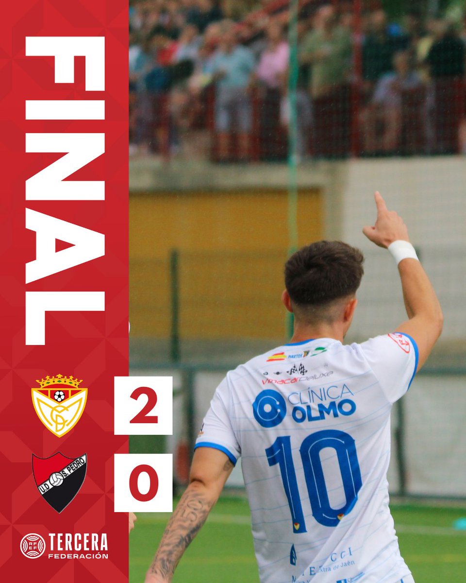 🏁¡𝙁𝙄𝙉𝘼𝙇 𝘿𝙀𝙇 𝙋𝘼𝙍𝙏𝙄𝘿𝙊!🏁

¡Primera victoria de la temporada!

#TerceraFederacion 
#MartosClubDeportivo