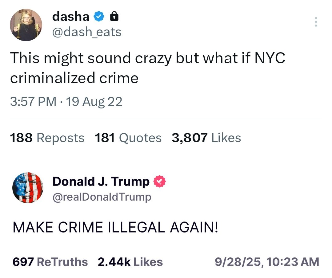Dasha has a direct line to President Trump