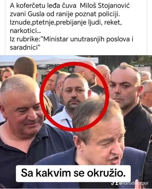 Ministar policije nema poverenje u policajce. Čuvaju ga kriminalci!?
Plaši se da ne bude "žrtveni jarac" AV, BIA...