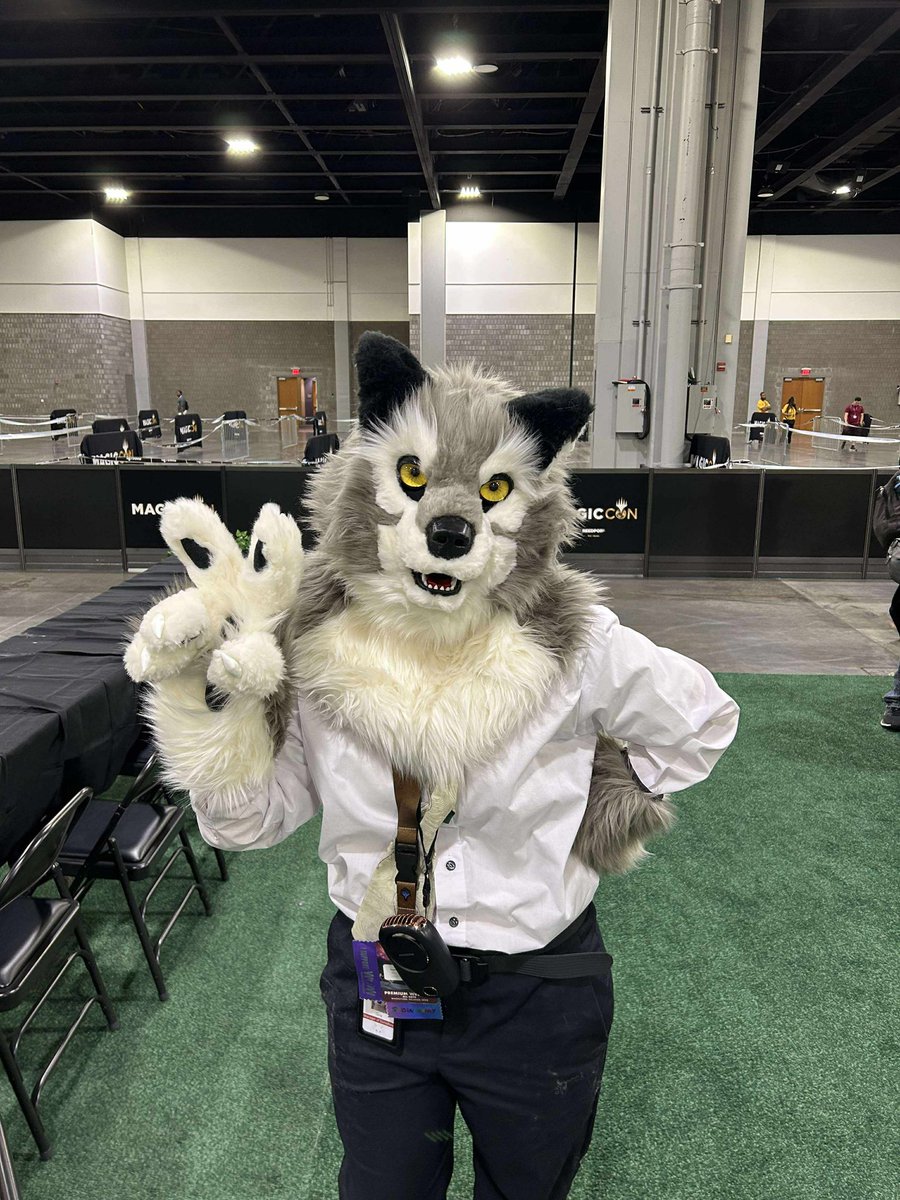 mtgdragonlady's tweet photo. Day 2 of Atlanta I cosplayed as Not A Wolf by Dan Sheehan @SICKOFWOLVES. I competed in the Novice category at the Cosplay Contest and had a lot of fun. This community is so welcoming and I couldn't ask for a better group of individuals. #mtg #MCAtlanta #MCAtlanta2025 #notawolf https://t.co/5nTXFdlgF2