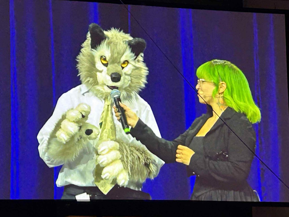 mtgdragonlady's tweet photo. Day 2 of Atlanta I cosplayed as Not A Wolf by Dan Sheehan @SICKOFWOLVES. I competed in the Novice category at the Cosplay Contest and had a lot of fun. This community is so welcoming and I couldn't ask for a better group of individuals. #mtg #MCAtlanta #MCAtlanta2025 #notawolf https://t.co/5nTXFdlgF2