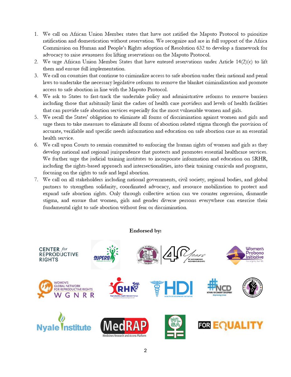 As we join the globe in commemorating International Safe Abortion Day, we are cognisant of the huge burden unsafe abortion poses not only to individual women and girls, but also to the healthcare system. 
#safeabortionsolidarity
#safeabortionisahumanright
#ZAGOSavingLives