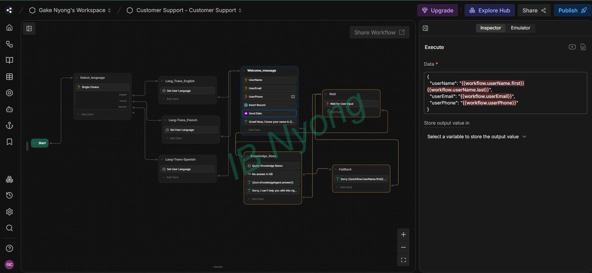 gakenyong's tweet image. I created a CRM test bot for a crayfish food brand using BotPress Studio, designed to provide swift answers and streamline customer interactions. Read the full documentation here: shorturl.at/ykslm

#Make #NoCodeLowCode #AIAutomations #AIAgent #EnterpriseSolutions #CRMAgent