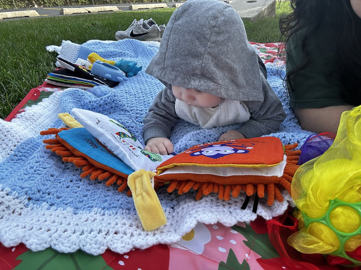 Soaking up the last bit of summer weather!