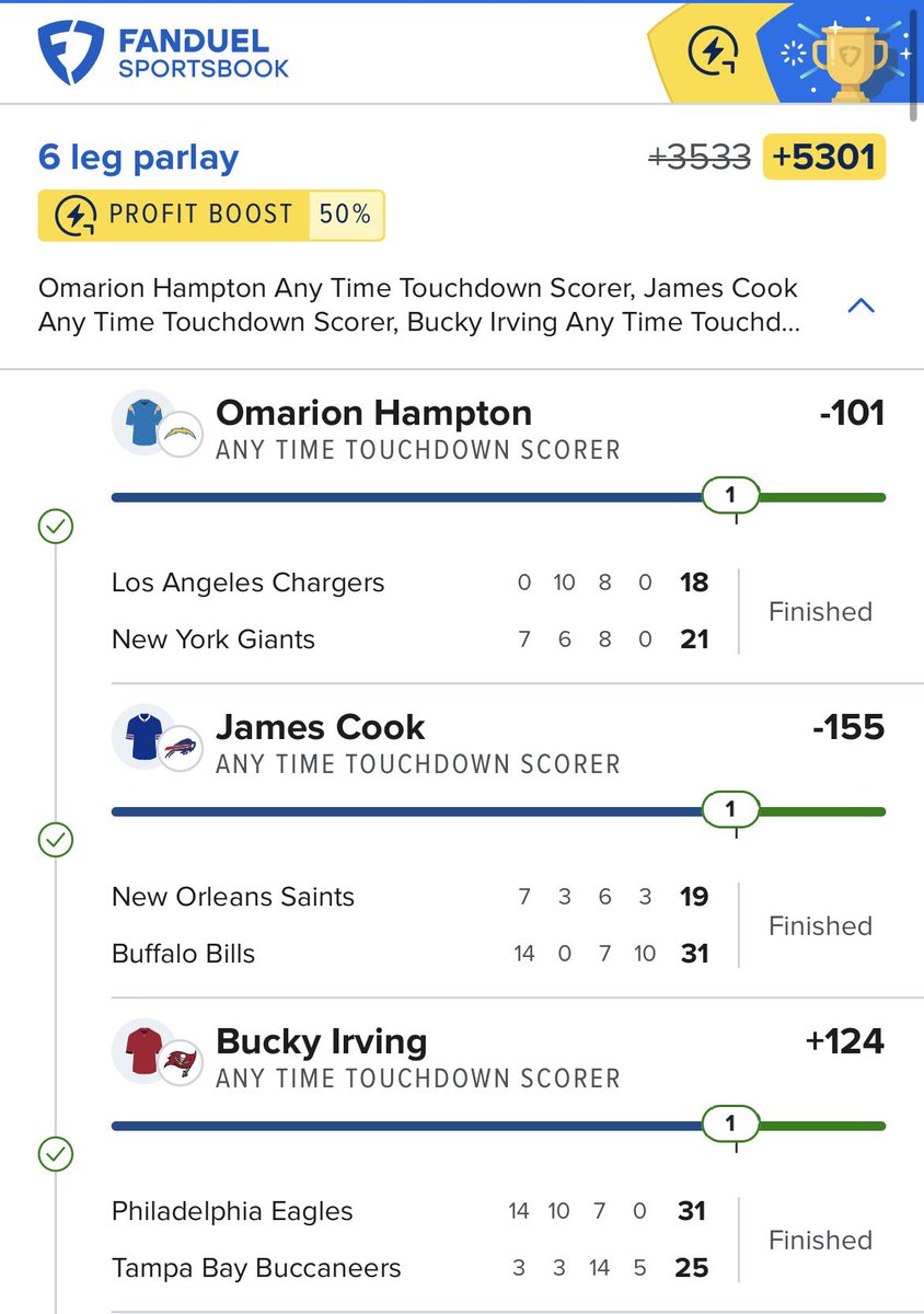 Teejaybets's tweet photo. Lets go #nfl #sunday #fanduel https://t.co/KQN7MIFC1p