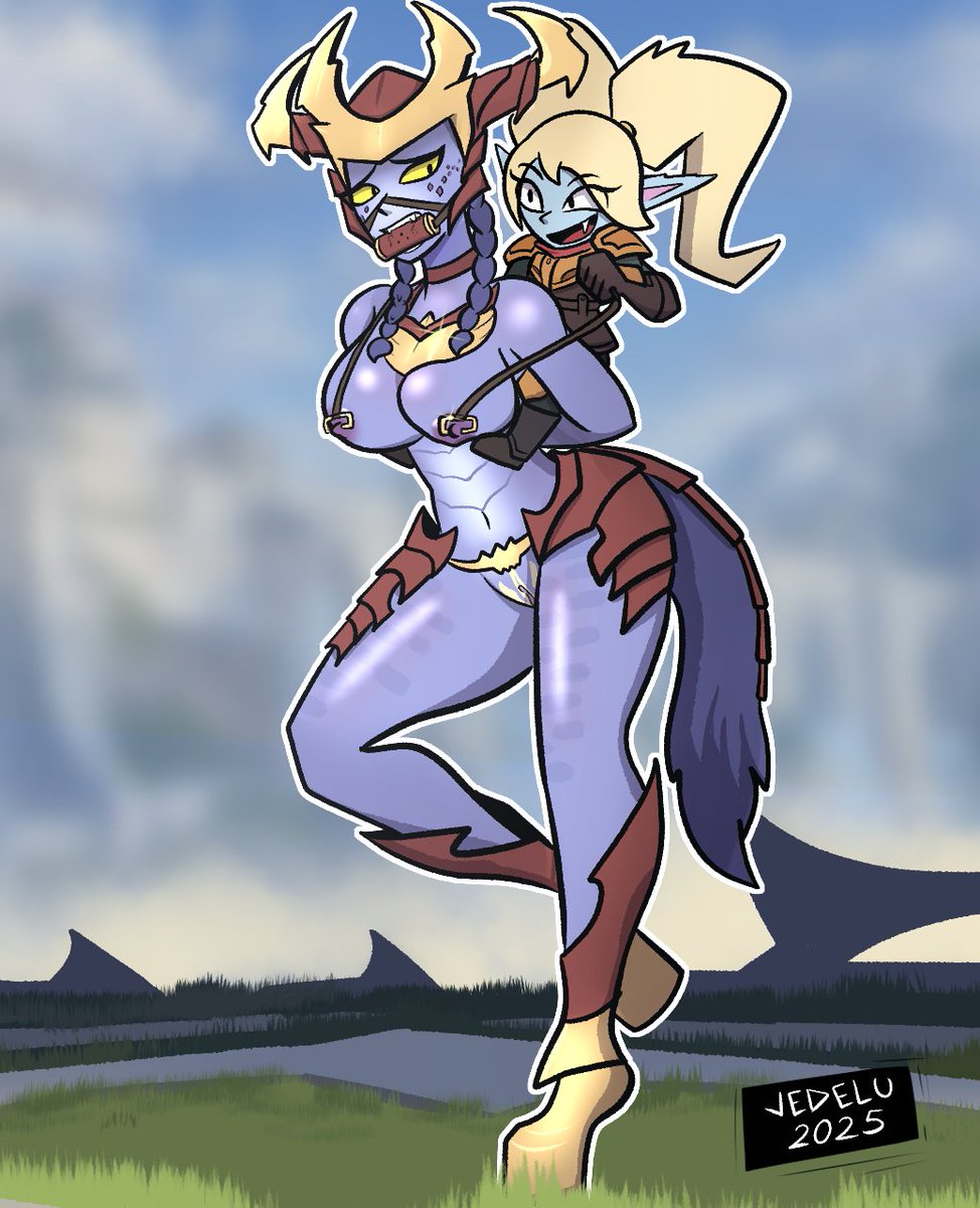 Shyvana y poppy comisión