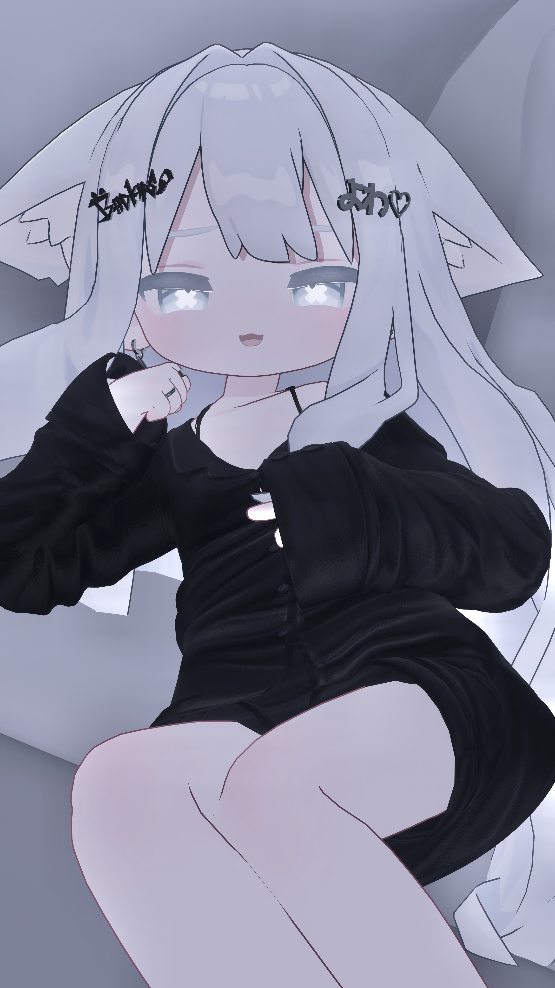 ♡♡♡┊︎プロフ様の専用ページ 🖤🤍🖤 . 最近前髪なんだよねぇ？❤︎