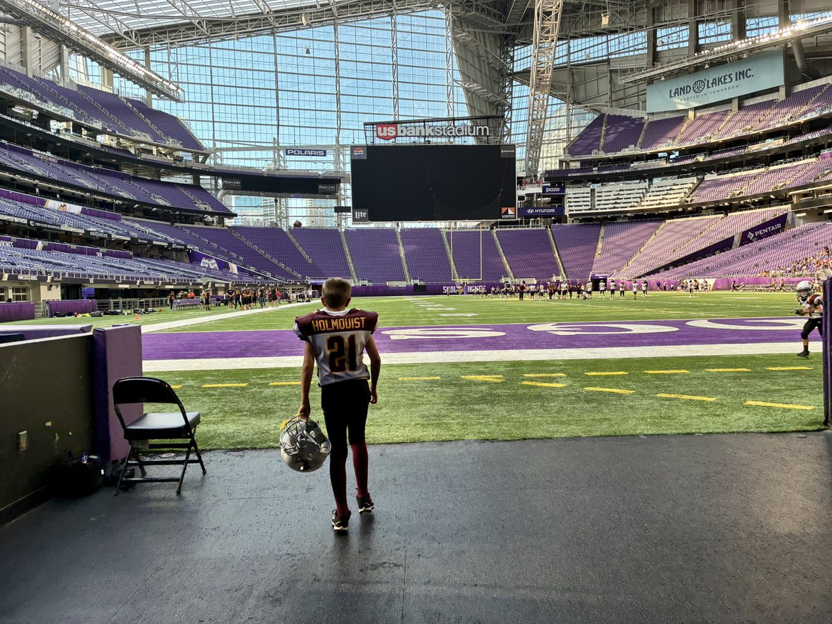 Thank you <a href="/FLyouthfootball/">Forest Lake Youth Football</a> for an awesome experience at The Bank!