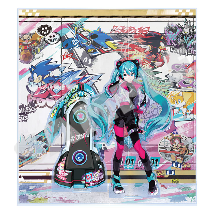 Sonic Racing Crossworlds x Hatsune Miku collab merchandise is now