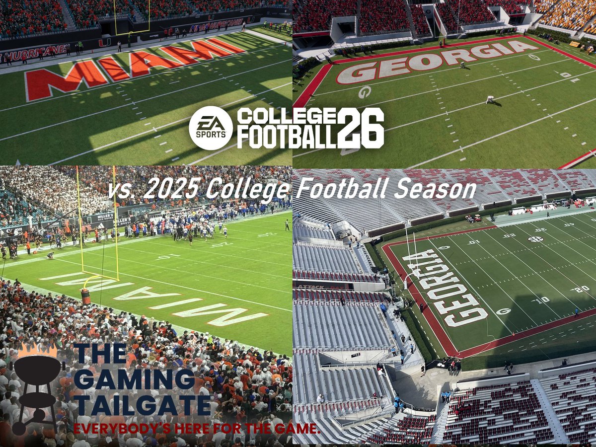 gamingtailgate's tweet image. School-specific details are important to fans of #CFB26, inc. unis, traditions, &amp;amp; more. An item that has flown under the radar: Field Art designs.

Check out a TGT deep dive into the accuracy of all 136 FBS field designs in College Football 26.

Read more: tgt.pw/26fields