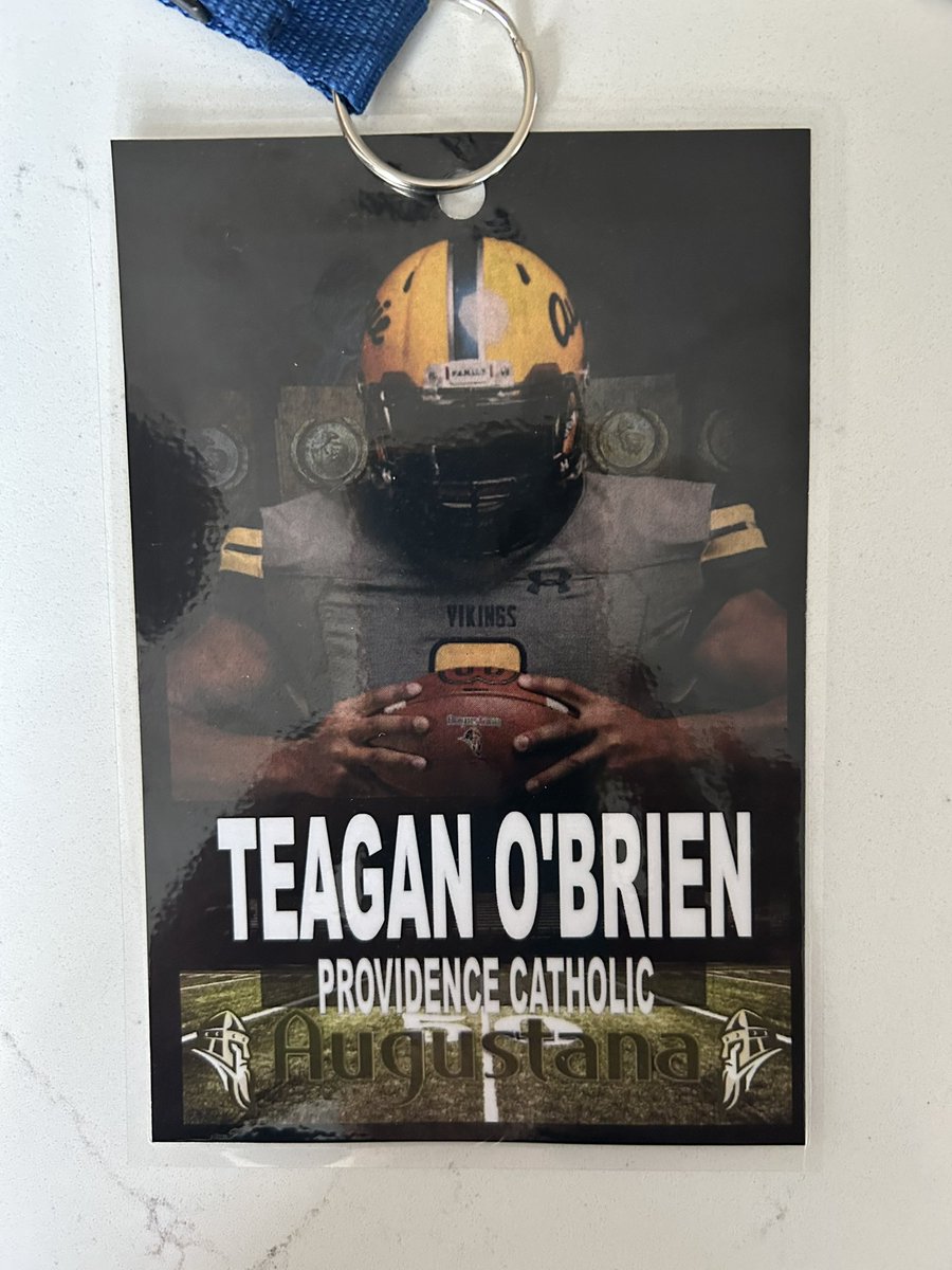 Thank you <a href="/AugieILfootball/">Augustana Football</a> for the game day visit. I had a great time!
<a href="/CelticsFootball/">Providence Catholic Football</a> <a href="/Tyler_Plantz/">Tyler Plantz</a> <a href="/CoachNissen5/">Adam Nissen</a>