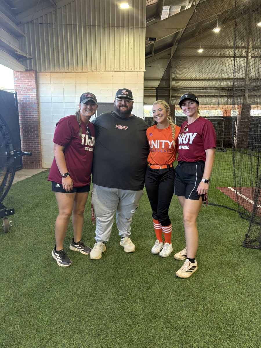 caitlyn_fox7's tweet image. I had a blast at the @TroyTrojansSB camp! Thank you @e_newellcoach, @NateTompkins, and @MackPuck01 for having me! I love campus and enjoyed the culture overall of the team! I hope to be back! @UnityPirillo