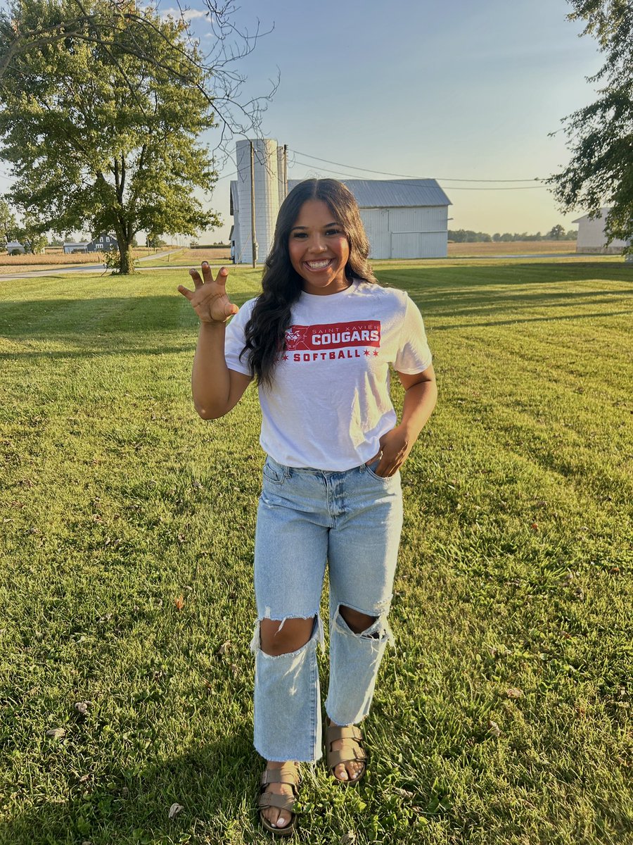 I am so thankful for my family, coaches, teammates, and everyone who has supported me along the way. With that being said, I’m excited to announce my commitment to Saint Xavier University to continue my softball and academic career! ❤️🥎 #rollcougs #sxusoftball <a href="/SXUsoftball/">SXU Softball</a>