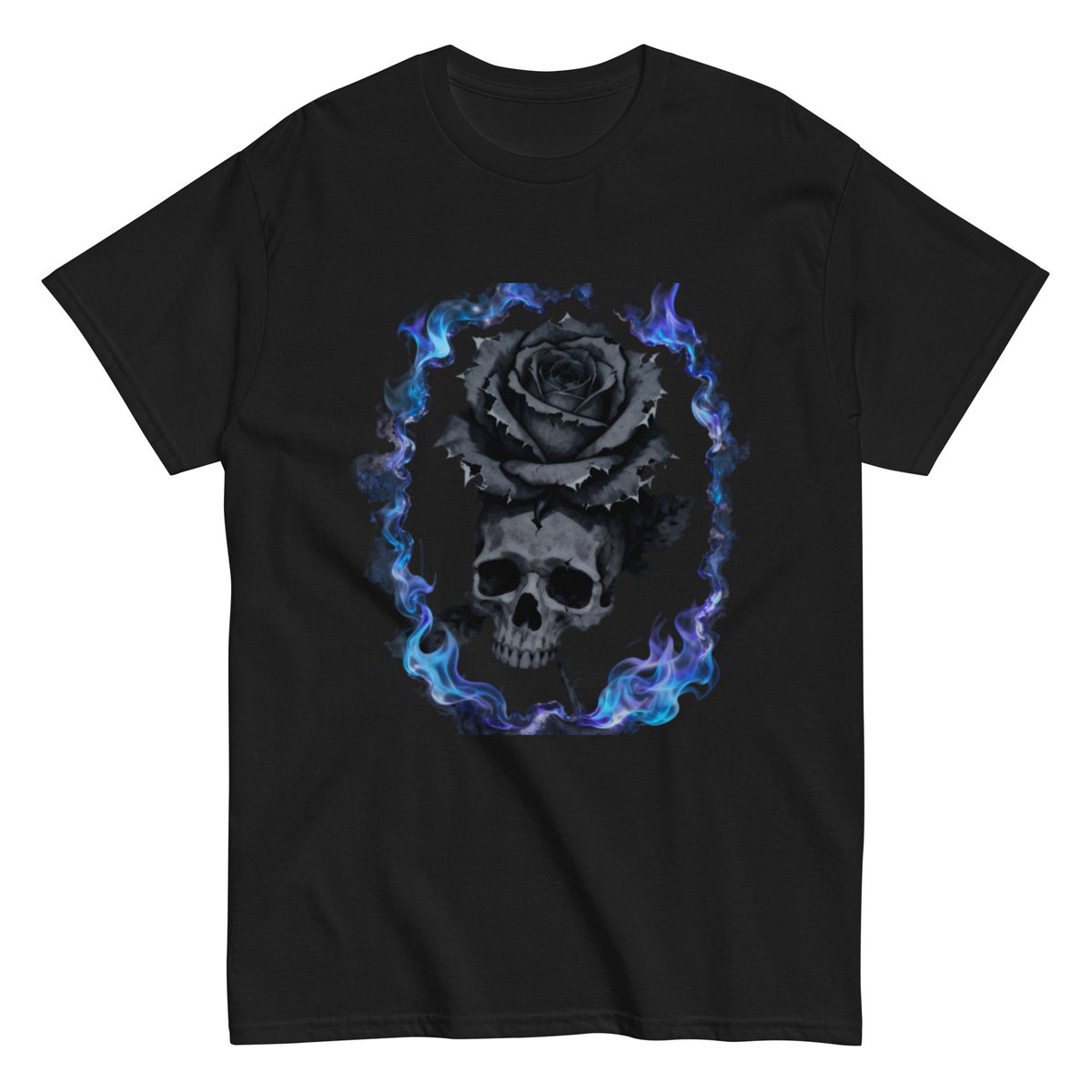 MidnightSunOffi's tweet photo. Original design Skull &amp; Flames T-shirts and prints posters wall decor available on Midnight Sun Apparel - Etsy  #MetalHead #fashion #skull #tattooart #wallartforsale #rockmusic #artist #poster #music #Trending #goth #gothic https://t.co/iEw6undy4Y