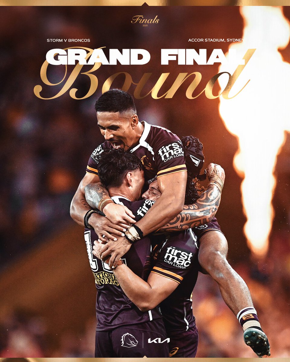 brisbanebroncos's tweet image. SEE YOU IN SYDNEY