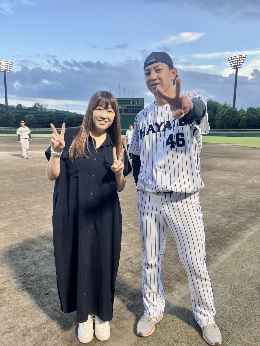 FujiuKyoko's tweet image. #くふうハヤテべンチャーズ静岡 
2025シーズン終了⚾️

今年で引退する #田中健二朗 選手 #竹内奎人 選手 #高橋駿 選手。

3人とも本当に最後までカッコよかったです‼︎
一緒の空間でお仕事できたこと、心より感謝します。

お疲れ様でした&amp;amp;ありがとうございました！

#笠島さんの登場曲もgetwild